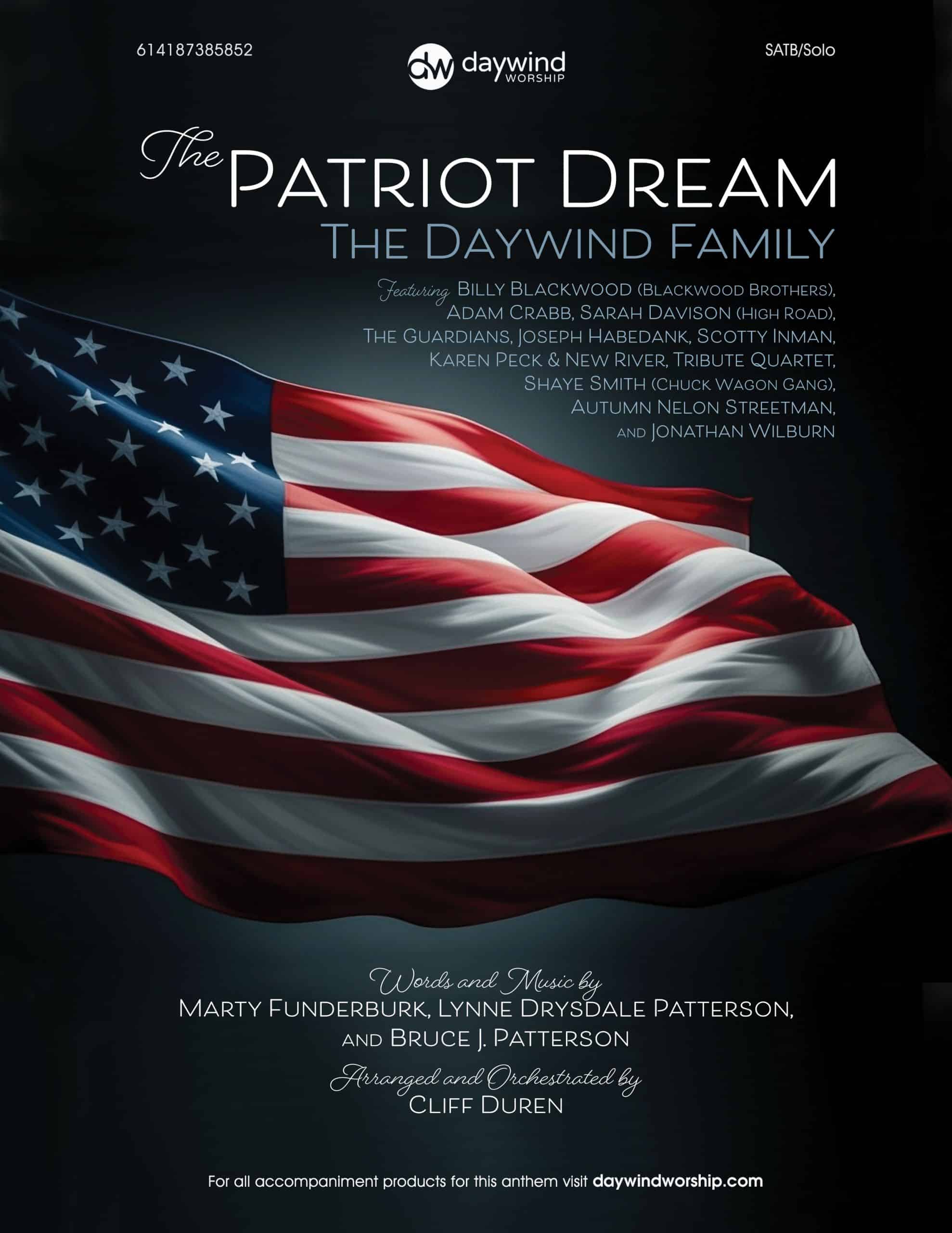 Patriots Dream patriotic anthem cover – arranged and orchestrated by Cliff Duren for Daywind Worship